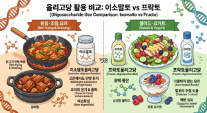 올리고당 프락토 이소말토 차이 — 요리별 사용 가이드