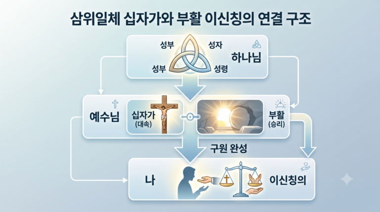 기독교 핵심 교리: 삼위일체, 부활, 이신칭의 완벽 정리
