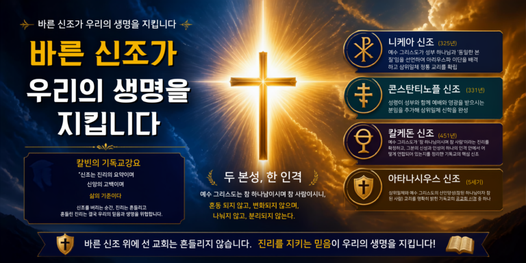 기독교 강요: 잘못된 기독론과 구원론으로는 구원받을 수 없다! (이성 1인격의 중요성)