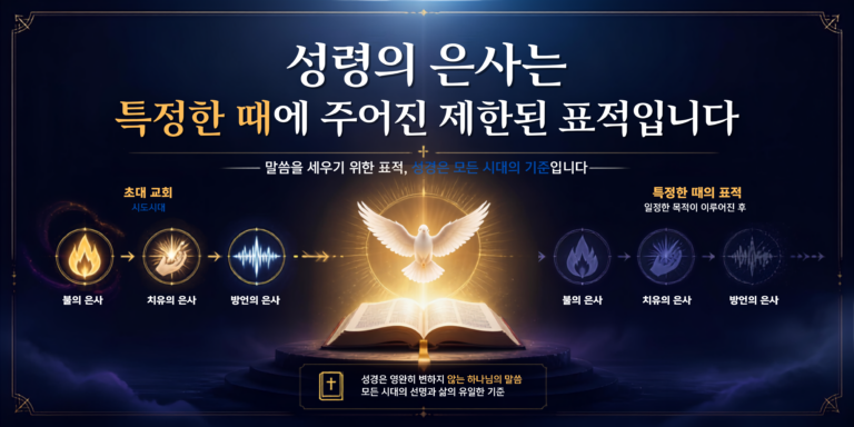 성령의 은사는 지금도 지속되는가? 방언과 신유에 대한 성경적 고찰