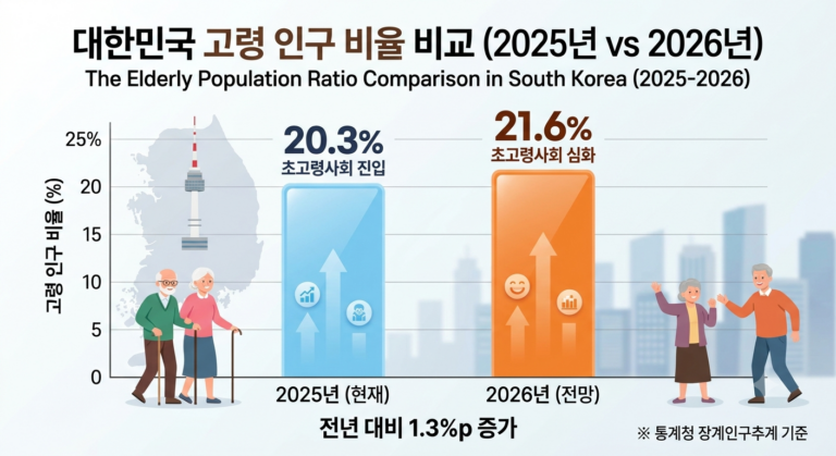 1,112만 고령인구 시대, 급증하는 노인 인구 비율 속 건강 관리 솔루션