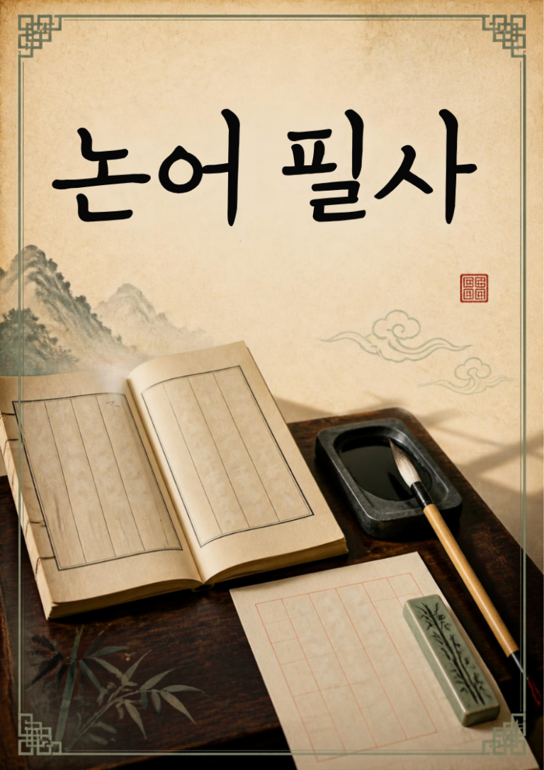 바쁜 일상 속 마음의 여유를 찾는 가장 확실한 느린 독서, 논어 필사 가이드