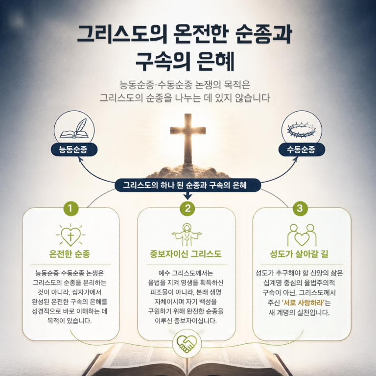 능동순종 논쟁과 예수 그리스도의 완전한 구속: 신학적 의미 분석